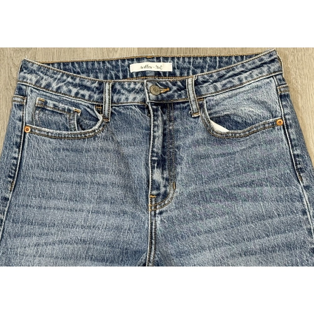 Willow & Root The Flared Out Jeans Women Size 27 High Rise Light Wash Flare - Picture 2 of 13